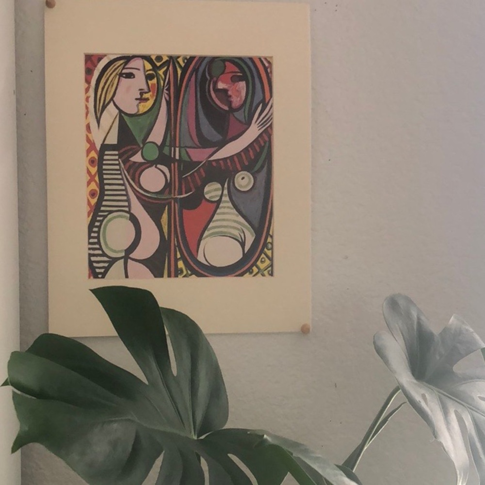 “Girl Before a Mirror” Art Print